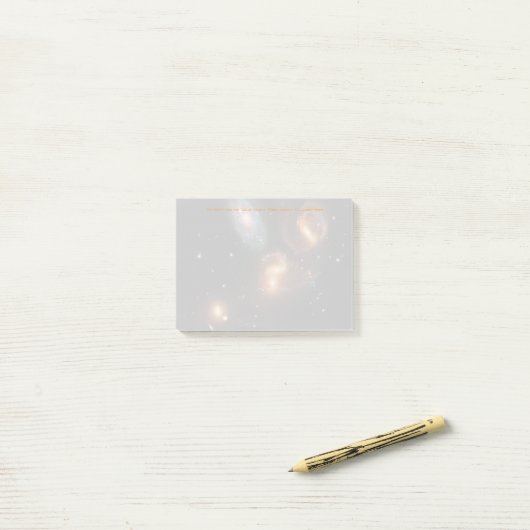 Stephans Quintet deep space star-sterrensterrenste Post-it® Notes (Op bureau)