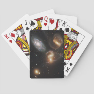 Stephan's Quintet: een galactisch wrak Pokerkaarten
