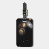 Stephan's Quintet Galaxies Bagagelabel (Voorkant verticaal)