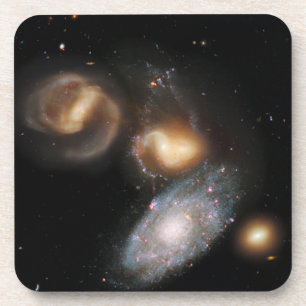 Stephan's Quintet Galaxies Bier Onderzetter