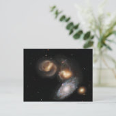 Stephan's Quintet Galaxies Briefkaart (Staand voorkant)