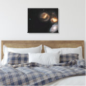 Stephan's Quintet Galaxies Canvas Afdruk (Insitu (Slaapkamer))