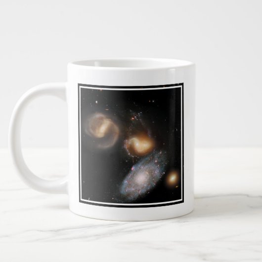 Stephan's Quintet Galaxies Extra Grote Beker (Links)