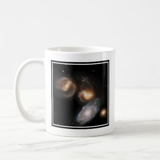 Stephan's Quintet Galaxies Koffiemok (Links)