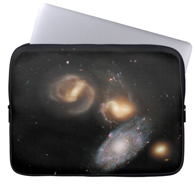 Stephan's Quintet Galaxies Laptop Sleeve (Voorkant)