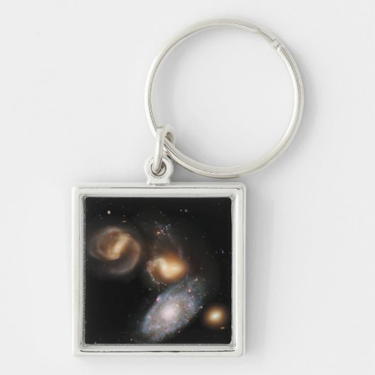 Stephan's Quintet Galaxies Sleutelhanger (Voorkant)