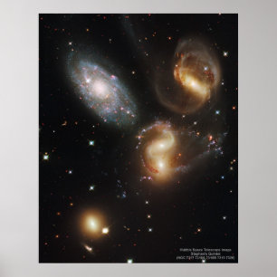 Stephan's Quintet Poster