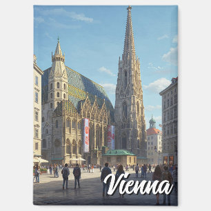 Stephansplatz Wenen Oostenrijk Reizen Magneet
