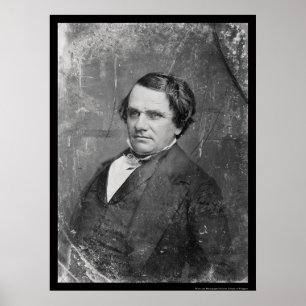 Stephen Arnold Douglas Daguerreotype 1844 Poster