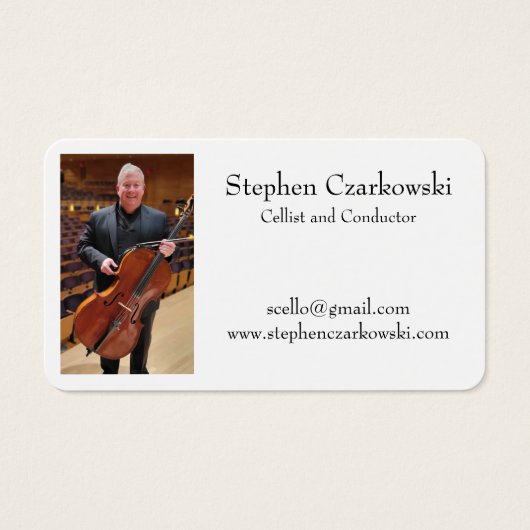 Stephen Czarkowski Visitekaartjes (Voorkant)