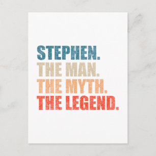 Stephen De Man De Mythe De Legende Briefkaart
