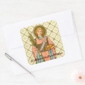Stephen de Proto-Martyr (RLS 17) Vierkante Sticker (Envelop)