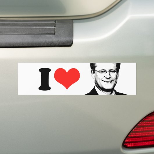 Stephen Harper Bumpersticker (Op auto)
