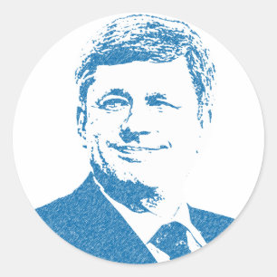 Stephen Harper Logo Ronde Sticker
