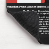 Stephen Harper spreekt over Israël Muismat (Hoek)