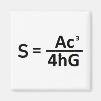 Stephen Hawkin zwart gat entropie formule magneet