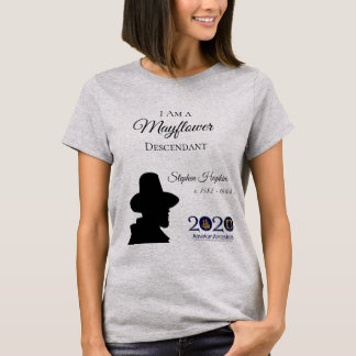 Stephen Hopkins Mayflower T-shirt voor dames