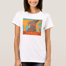 Stephen Huneck t-shirt Joyride met Chocolate Lab