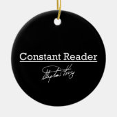 Stephen King, Constant Reader Keramisch Ornament (Voorkant)