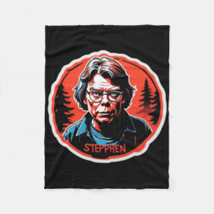 Stephen King Sticker Fleece Deken
