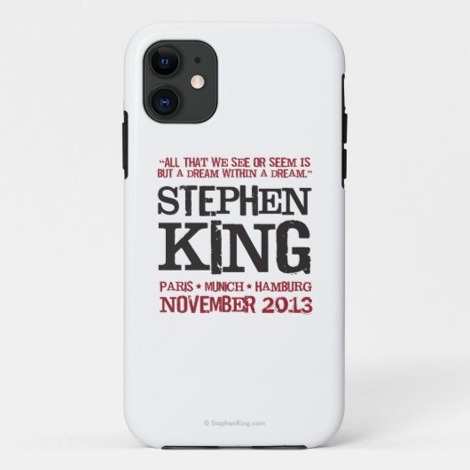 Stephen King's Euro Tour Case-Mate iPhone Case (Achterkant)