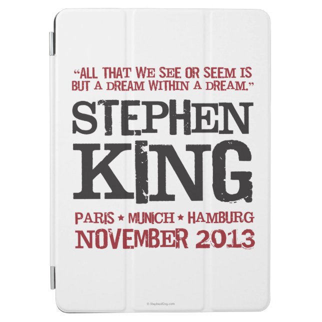 Stephen King's Euro Tour iPad Air Cover (Voorkant)