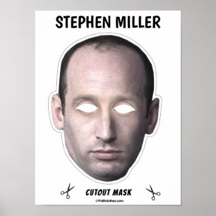 STEPHEN MILLER Halloween Masker Poster
