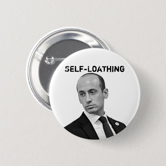 Stephen Miller isoleert zichzelf. Ronde Button 5,7 Cm (Voorkant /achterkant)