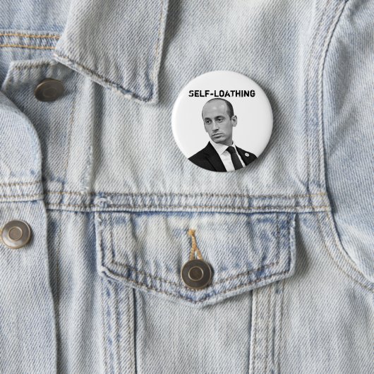 Stephen Miller isoleert zichzelf. Ronde Button 5,7 Cm (In situ)