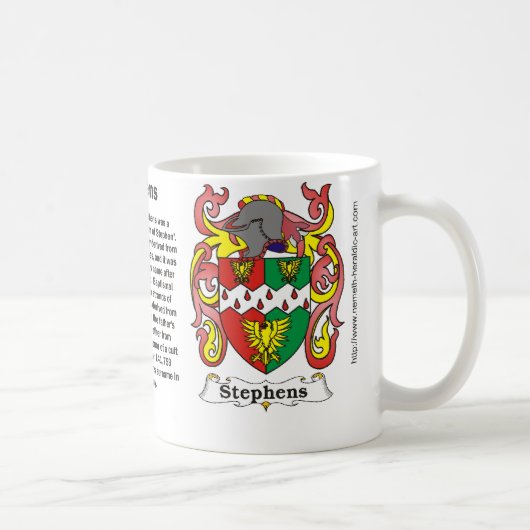 Stephens Family Coat of Arms Mok (Rechts)