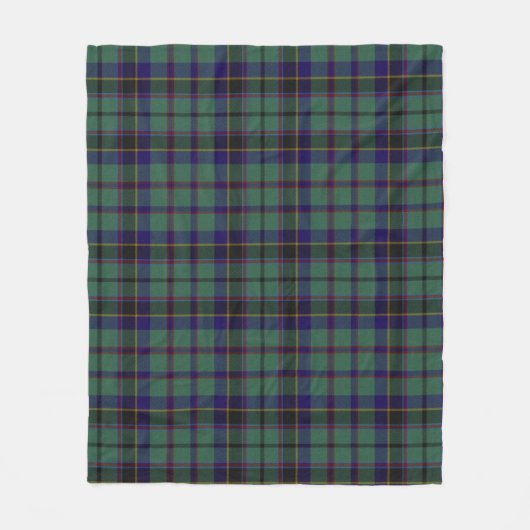 Stephenson Clan Tartan Pset Fleece Blanket Deken (Voorkant)