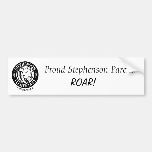 Stephenson Elementary Bumpersticker (Voorkant)