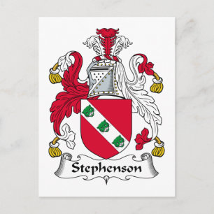 Stephenson Family Crest Briefkaart