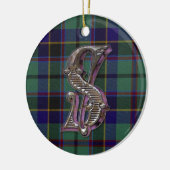 Stephenson Plaid Monogramme ornement (Gauche)