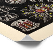 Stephoidea Color Ernst Haeckel Art Print (Hoek)