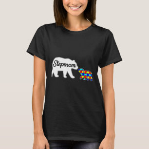 Stepmama Beer Autisme Awareness Support Family T-shirt