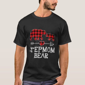 Stepmama Beer Kerstmis Pajama Red Pset Buffalo Fa T-shirt