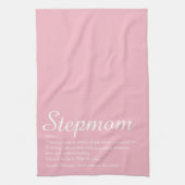 Stepmama Stepmoeder Definition Roze Theedoek (Verticaal)