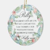 Stepmoeder van de bride Gift Keramisch Ornament (Links)