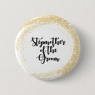 Stepmoeder van de Groom-naamtag Ronde Button 5,7 Cm