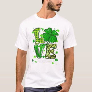 Stepmom Green Plaid Leopard St T-shirt