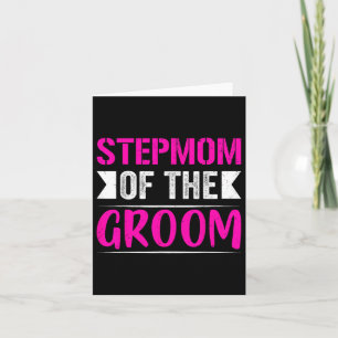 Stepmom van de bruidegom geschenken moeder bruid b kaart