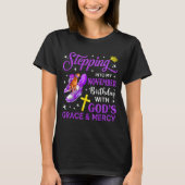 Stepng Into My November Birthday Queen Sneakers Gi T-shirt (Voorkant)