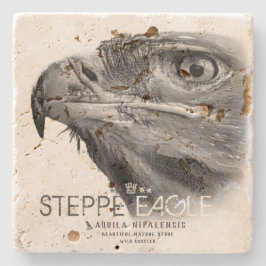 Steppe Eagle ストーンコースター Stenen Onderzetter