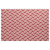 Stepped Chevrons - Ruby Red Stof (Yard (91,4 cm))