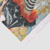 Stepping Into My Purpose1 Tissuepapier (Detail)