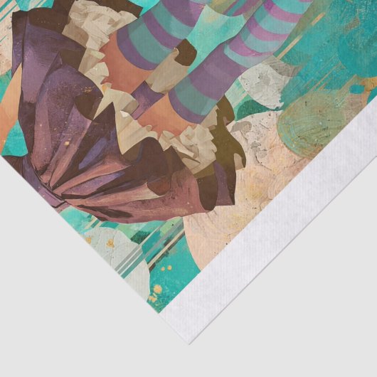 Stepping Into My Purpose3 Tissuepapier (Detail)