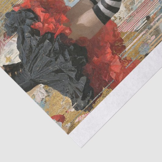 Stepping Into My Purpose6 Tissuepapier (Detail)