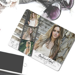 Ster Afstudeerder Filmstrip Foto Aankondiging/Kaar Kaart