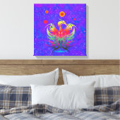 Ster Draak Canvas Afdruk (Insitu (Slaapkamer))